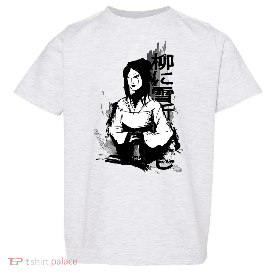 Geisha Japanese Script Greyscale Toddler T-Shirt