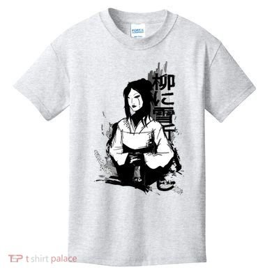 Geisha Japanese Script Greyscale Kids T-Shirt