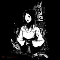 Geisha Japanese Script Greyscale Apron thumb 3