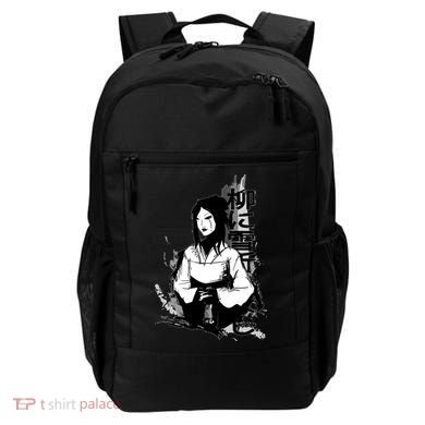 Geisha Japanese Script Greyscale Backpack