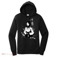 Geisha Japanese Script Greyscale Women's Hoodie thumb 0