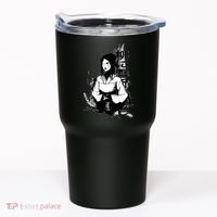 Geisha Japanese Script Greyscale Tumbler thumb 0