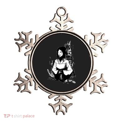 Geisha Japanese Script Greyscale Ornament