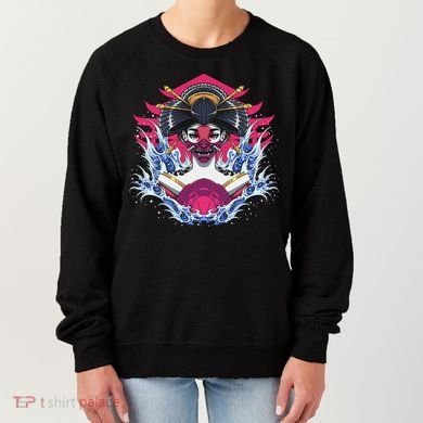 Geishia Ninja Mask Japanese Art Women's Sweatshirt