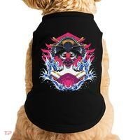 Geishia Ninja Mask Japanese Art Doggie Tank thumb 0