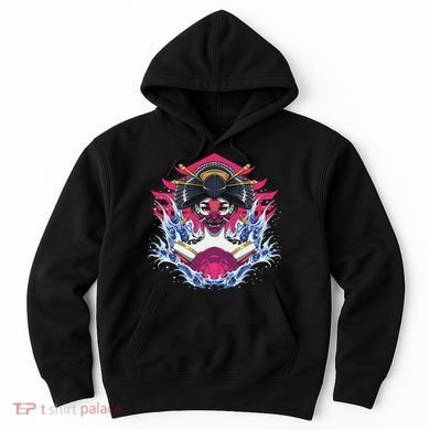 Geishia Ninja Mask Japanese Art Hoodie