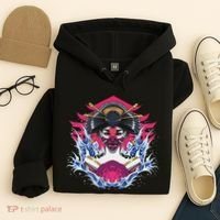 Geishia Ninja Mask Japanese Art Hoodie thumb 4
