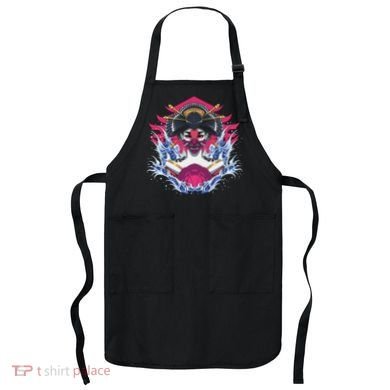 Geishia Ninja Mask Japanese Art Apron