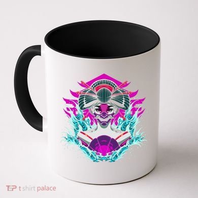 Geishia Ninja Mask Japanese Art Coffee Mug