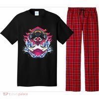 Geishia Ninja Mask Japanese Art Pajama Set thumb 0