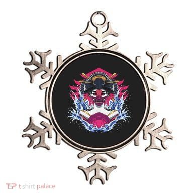 Geishia Ninja Mask Japanese Art Ornament