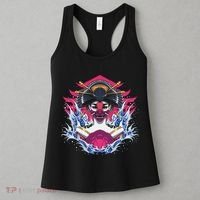 Geishia Ninja Mask Japanese Art Women's Tank Top thumb 3