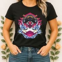 Geishia Ninja Mask Japanese Art Women's T-Shirt thumb 2