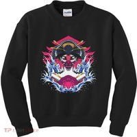 Geishia Ninja Mask Japanese Art Kids Sweatshirt thumb 0