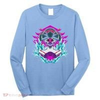 Geishia Ninja Mask Japanese Art Long Sleeve Shirt thumb 0