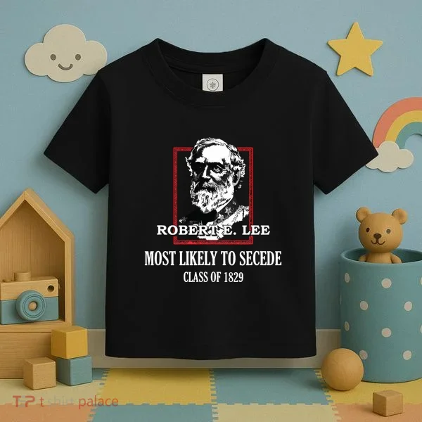 General E Lee Gettysburg Most Likely To Secede Robert E Lee Toddler T-Shirt
