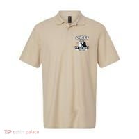 Ghost Exist My Cat Sees Them Daily Funny Matching Halloween Polo thumb 0