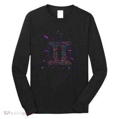 Gemeni Floral Zodiac Long Sleeve Shirt
