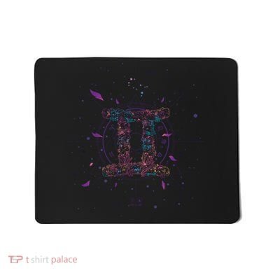 Gemeni Floral Zodiac Mousepad