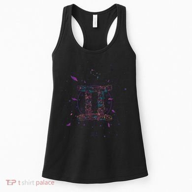 Gemeni Floral Zodiac Women's Tank Top