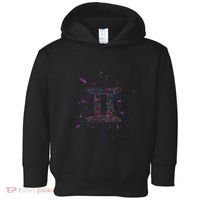 Gemeni Floral Zodiac Toddler Hoodie thumb 0