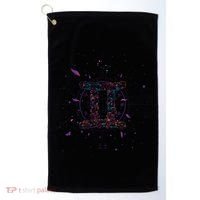 Gemeni Floral Zodiac Golf Towel thumb 0