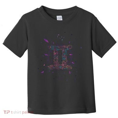 Gemeni Floral Zodiac Toddler T-Shirt