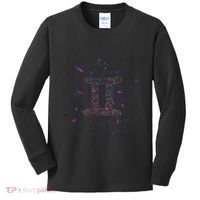 Gemeni Floral Zodiac Kids Long Sleeve Shirt thumb 0