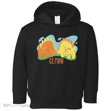 Gemini Dinosaur Toddler Hoodie