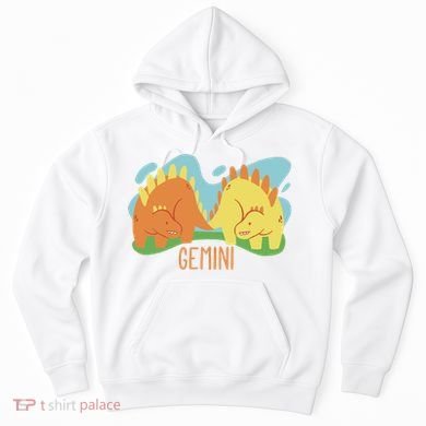 Gemini Dinosaur Hoodie