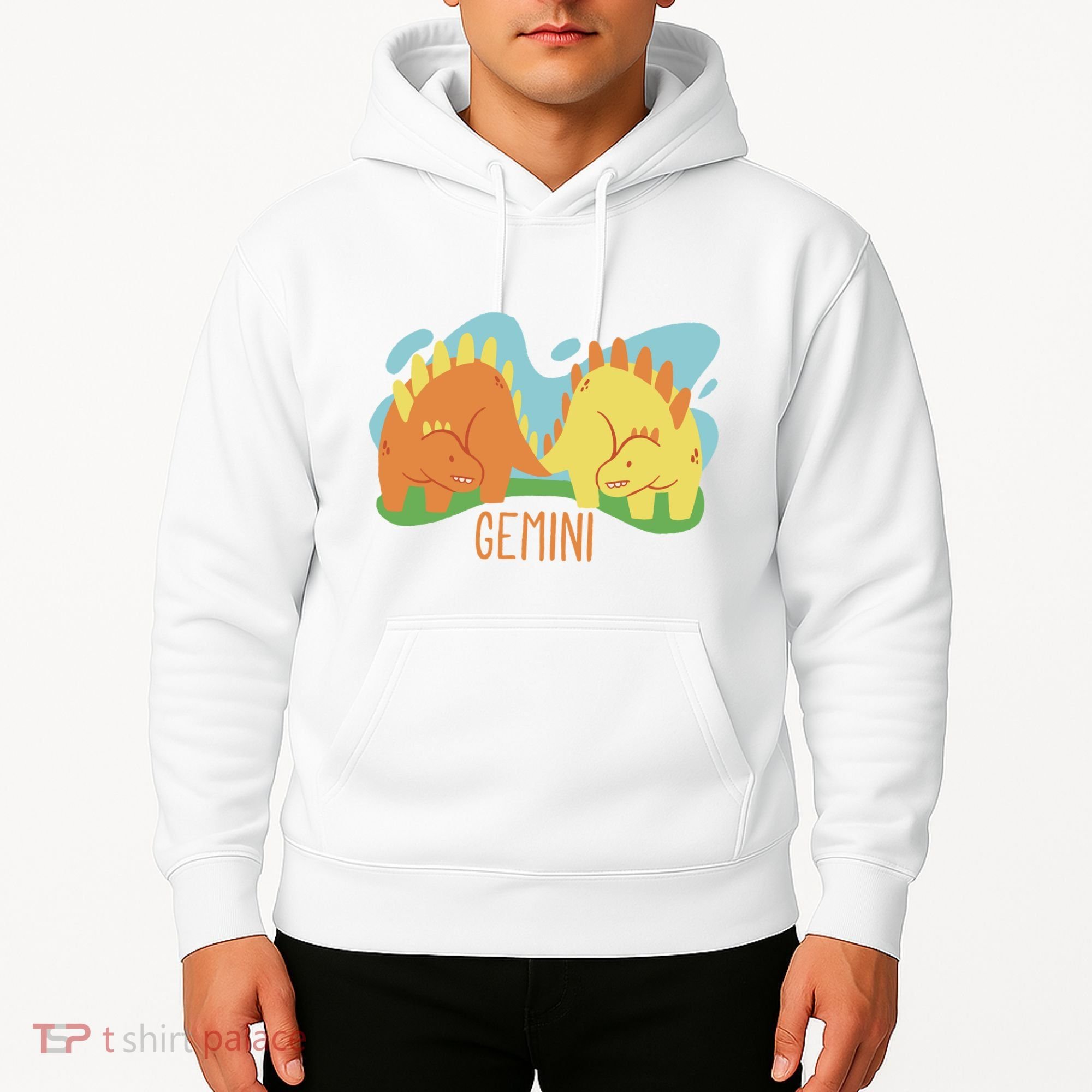 Gemini Dinosaur Hoodie