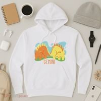Gemini Dinosaur Hoodie thumb 3