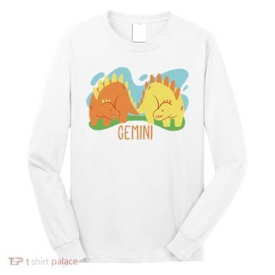 Gemini Dinosaur Long Sleeve Shirt