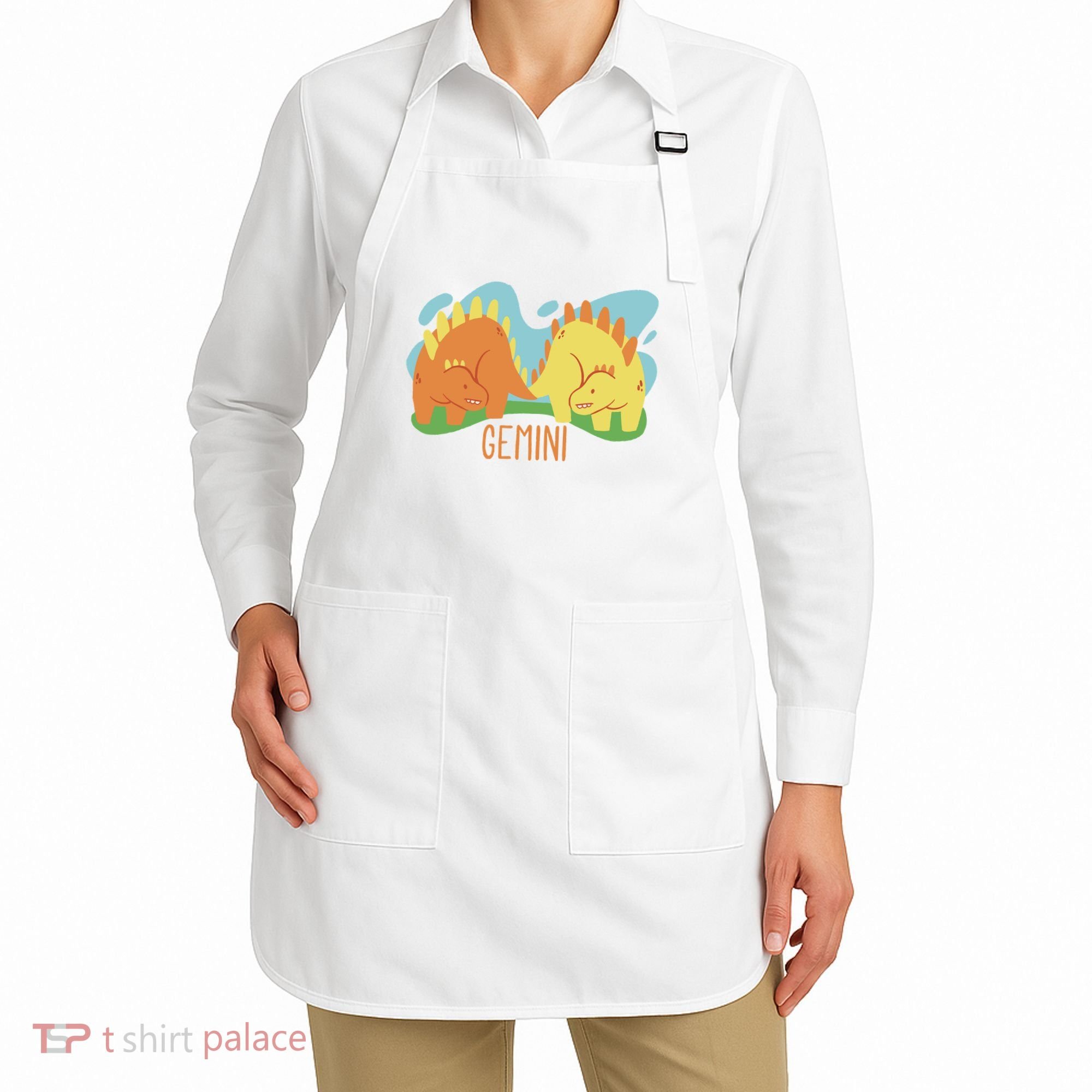 Gemini Dinosaur Apron