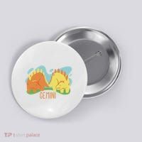Gemini Dinosaur Button thumb 0