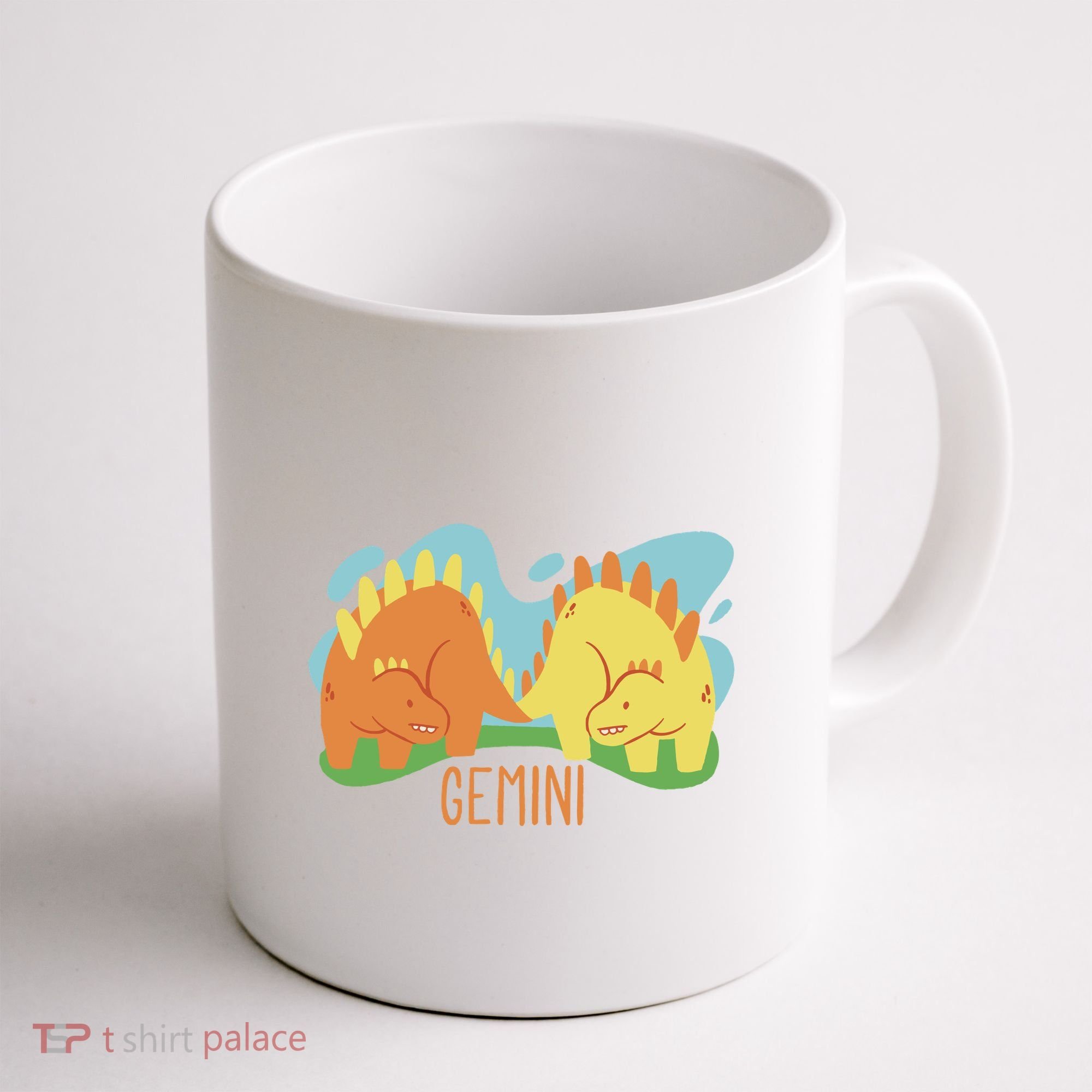 Gemini Dinosaur Coffee Mug