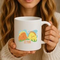 Gemini Dinosaur Coffee Mug thumb 3