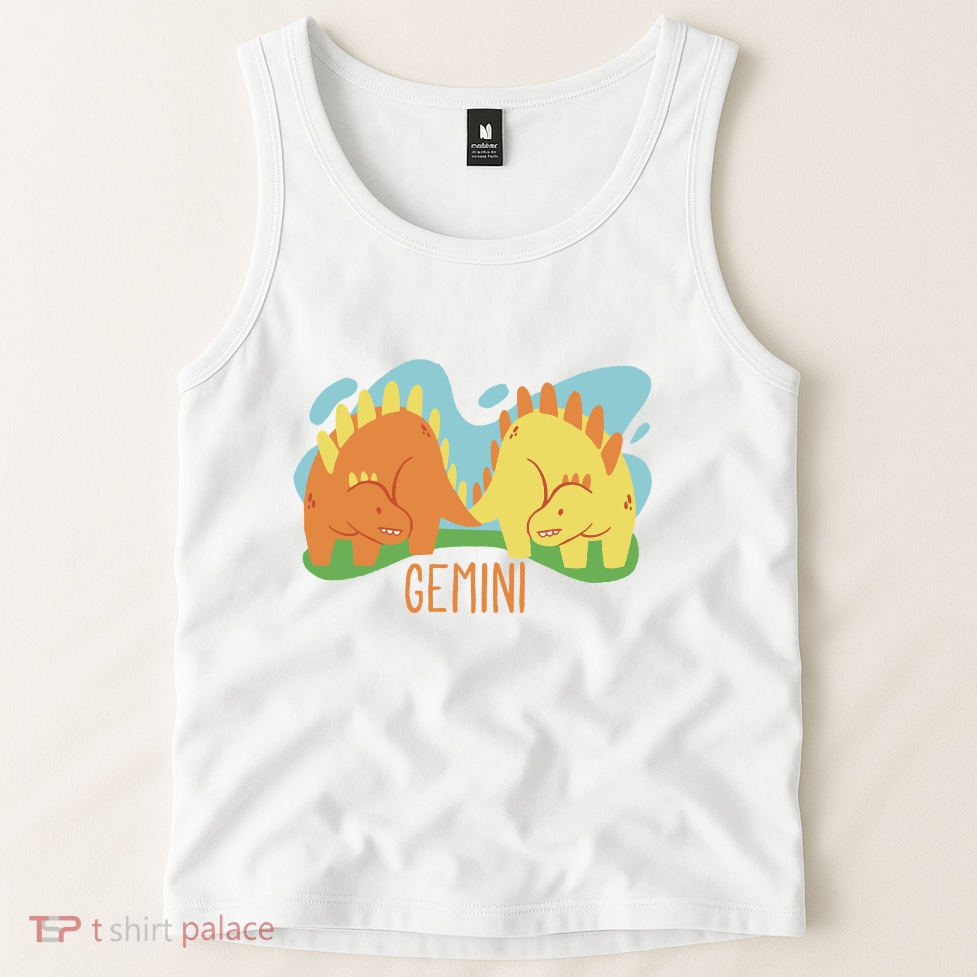 Gemini Dinosaur Tank Top