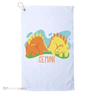 Gemini Dinosaur Golf Towel