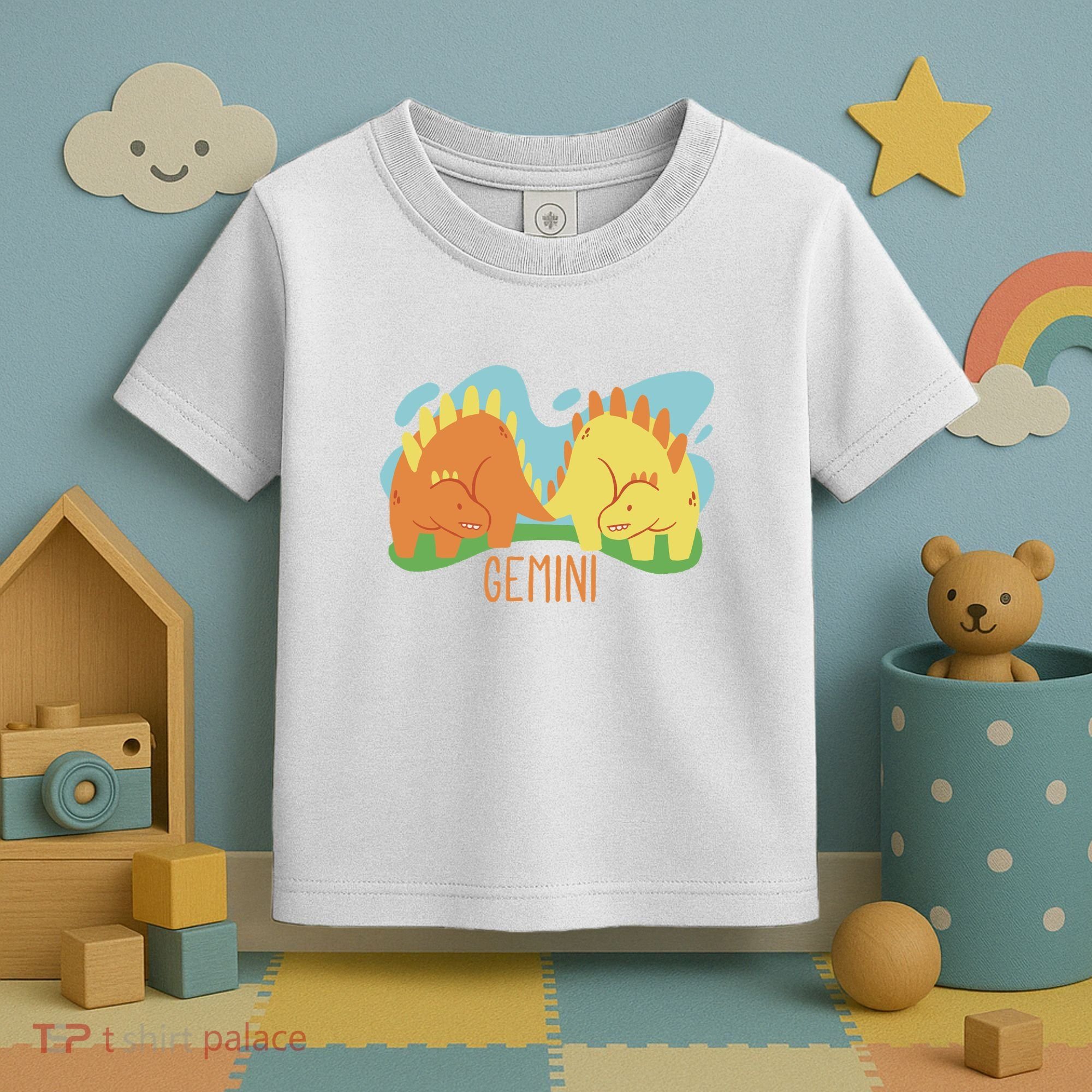 Gemini Dinosaur Toddler T-Shirt