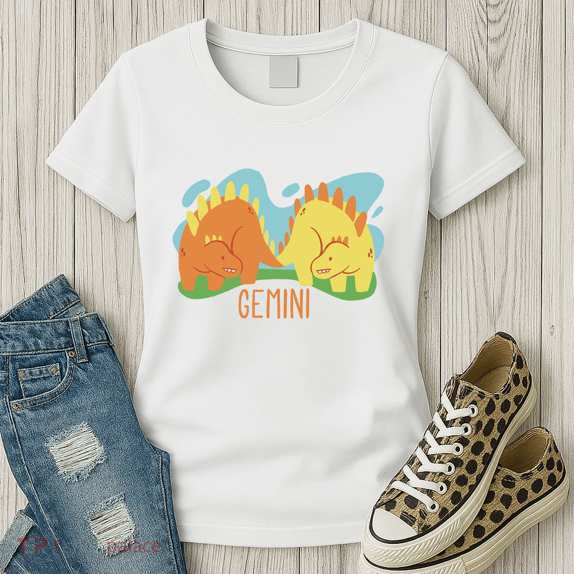 Gemini Dinosaur Women's T-Shirt