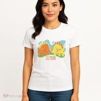 Gemini Dinosaur Women's T-Shirt thumb 4