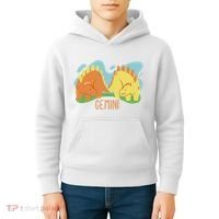 Gemini Dinosaur Kids Hoodie thumb 4