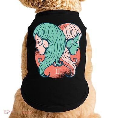 Gemini Zodiac Girl Doggie Tank