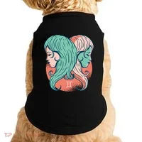Gemini Zodiac Girl Doggie Tank thumb 0