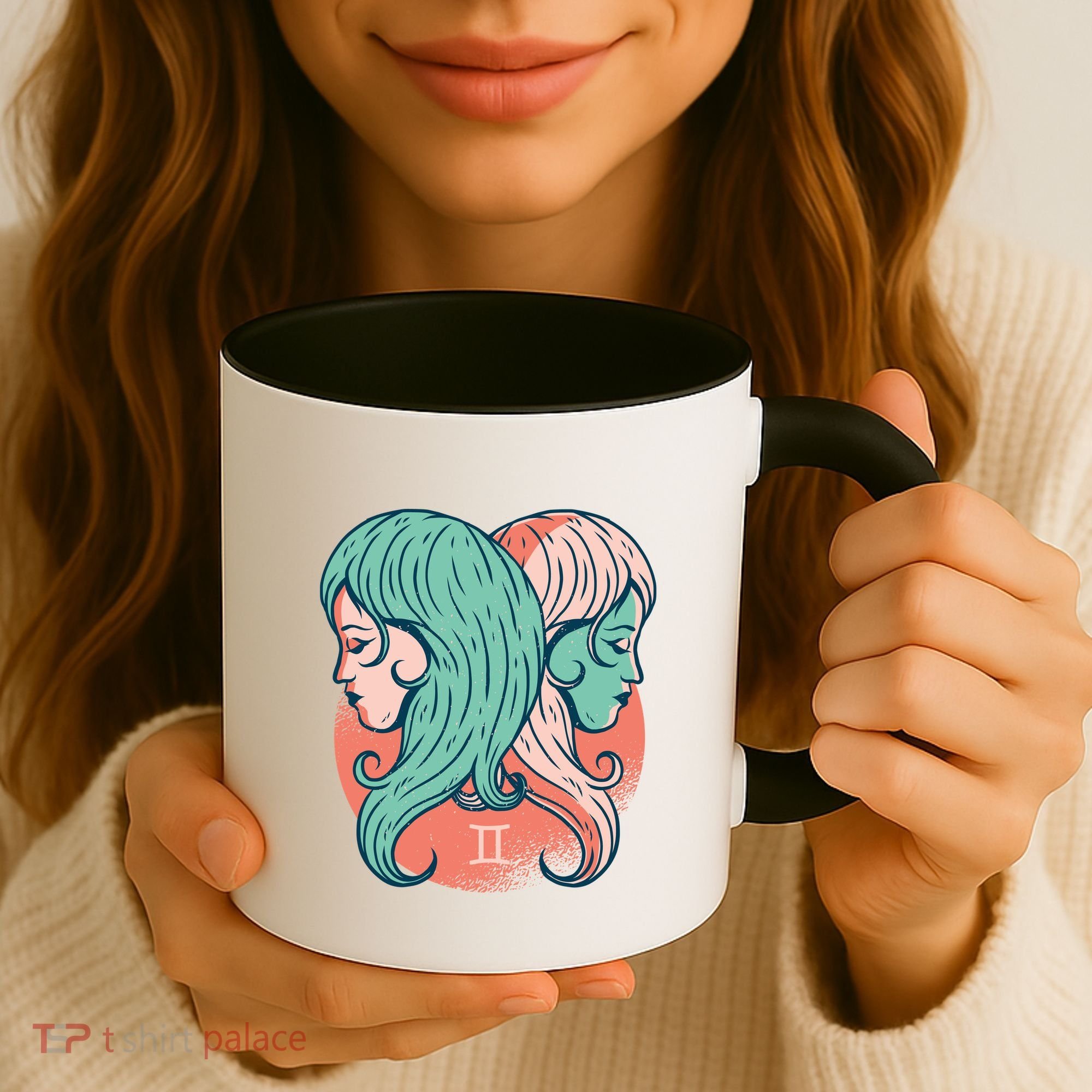 Gemini Zodiac Girl Coffee Mug