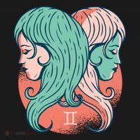 Gemini Zodiac Girl Women's Hoodie thumb 2