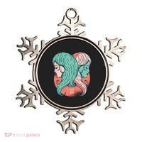 Gemini Zodiac Girl Ornament thumb 0