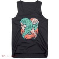 Gemini Zodiac Girl Tank Top thumb 0