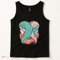 Gemini Zodiac Girl Tank Top thumb 2